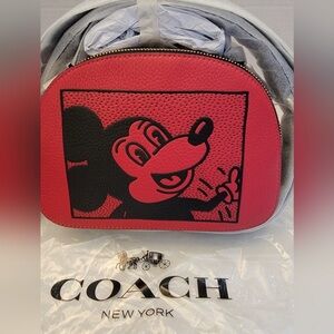 Disney Red and Black Crossbody Bag